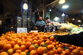 بازار تره‌بار همدان در تکاپوی یلدا