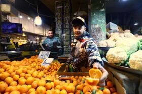 بازار تره‌بار همدان در تکاپوی یلدا