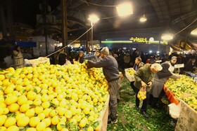 بازار تره‌بار همدان در تکاپوی یلدا