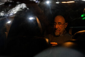 سید محمد خاتمی در مراسم ختم سید محمود فیض اردکانی