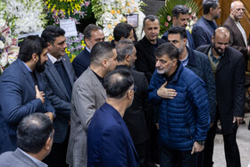 سردار احمدرضا رادان، فرمانده کل فراجا در مراسم ختم سید محمود فیض اردکانی