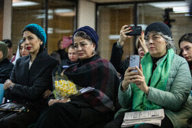 افسانه شجریان و آوا مشکاتیان در نشست رسانه‌ای انتشار دو آلبوم موسیقی منتشرنشده از آخرین کنسرت محمدرضا شجریان 