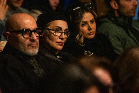 رویا نونهالی، بازیگر در مراسم رونمایی از آلبوم منتشر نشده ی محمدرضا شجریان