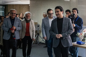 همایون شجریان در نشست رسانه‌ای انتشار دو آلبوم موسیقی منتشرنشده از آخرین کنسرت محمدرضا شجریان 