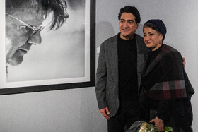 افسانه شجریان و همایون شجریان در مراسم رونمایی از آلبوم منتشر نشده ی محمدرضا شجریان