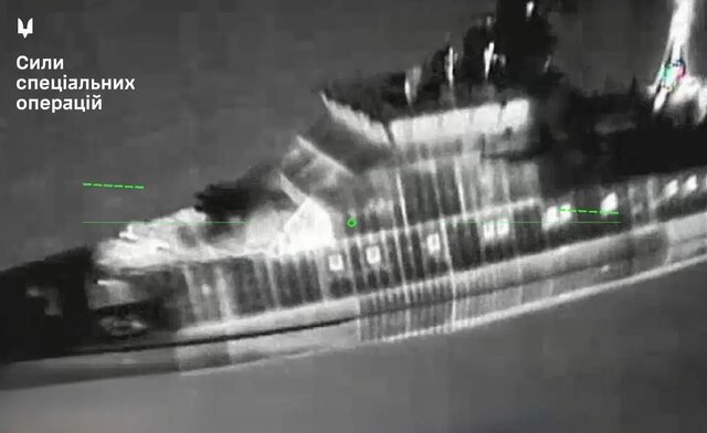 حمله اوکراین به یک کشتی و سکوی نفتی روسیه در دریای خزر