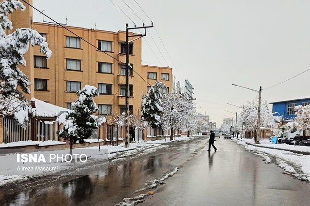 پیش‌بینی آغاز بارش برف خفیف از بعدازظهر شنبه در خراسان رضوی