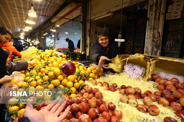 بازار شب یلدا - همدان