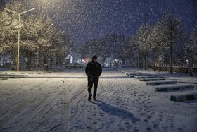 بارش برف - بجنورد
