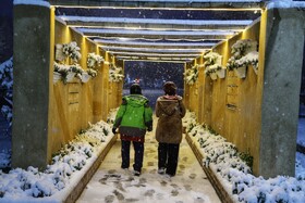 بارش برف - بجنورد
