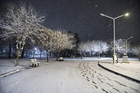 بارش برف - بجنورد
