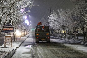 بارش برف - بجنورد

