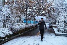 بارش برف - بجنورد
