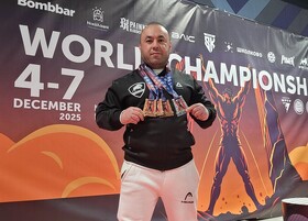 افتخارآفرینی ورزشکار شیرازی در رقابت‌های جهانی پاورلیفتینگ و پرس سینه