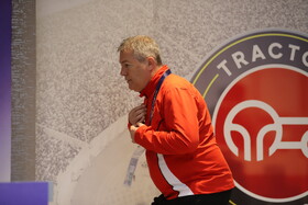 دراگان اسکوچیچ، سرمربی در نشست خبری و تمرین تیم تراکتور پیش از بازی با الدحیل قطر