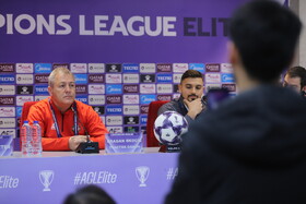 دراگان اسکوچیچ، سرمربی در نشست خبری و تمرین تیم تراکتور پیش از بازی با الدحیل قطر