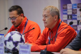 دراگان اسکوچیچ، سرمربی در نشست خبری و تمرین تیم تراکتور پیش از بازی با الدحیل قطر