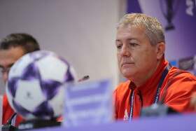 دراگان اسکوچیچ، سرمربی در نشست خبری و تمرین تیم تراکتور پیش از بازی با الدحیل قطر