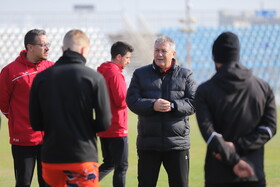 نشست خبری و تمرین تیم تراکتور پیش از بازی با الدحیل قطر