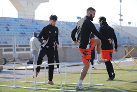 نشست خبری و تمرین تیم تراکتور پیش از بازی با الدحیل قطر