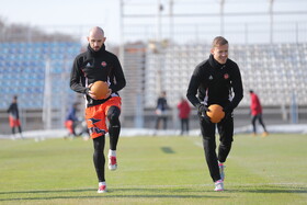 نشست خبری و تمرین تیم تراکتور پیش از بازی با الدحیل قطر