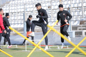 نشست خبری و تمرین تیم تراکتور پیش از بازی با الدحیل قطر