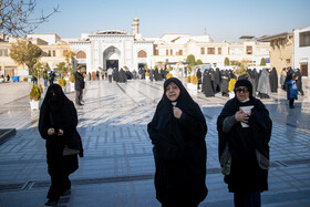 معصومه ابتکار در مراسم تشییع و تدفین اشرف بروجردی