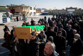 مراسم تشییع و تدفین اشرف بروجردی