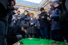 مراسم تشییع و تدفین اشرف بروجردی