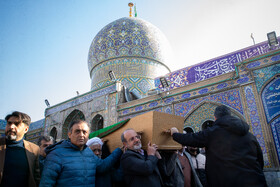 مراسم تشییع و تدفین اشرف بروجردی