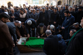 مراسم تشییع و تدفین اشرف بروجردی