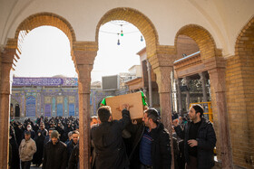 مراسم تشییع و تدفین اشرف بروجردی