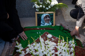 مراسم تشییع و تدفین اشرف بروجردی