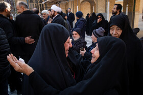 مراسم تشییع و تدفین اشرف بروجردی