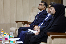 محمد حسین طالبی رئیس سازمان جهاد دانشگاهی در مرحله پایانی چهاردهمین دوره مناظره دانشجویی استان یزد