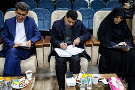 هیات داوران مرحله پایانی چهاردهمین دوره مناظره دانشجویی استان یزد