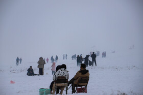 برف و شادمانی مردم بجنورد