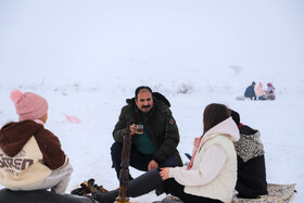 برف و شادمانی مردم بجنورد