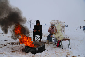 برف و شادمانی مردم بجنورد
