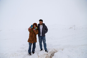 برف و شادمانی مردم بجنورد