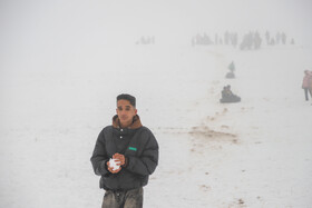 برف و شادمانی مردم بجنورد