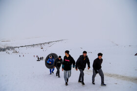 برف و شادمانی مردم بجنورد