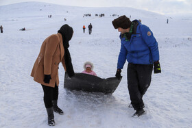 برف و شادمانی مردم بجنورد