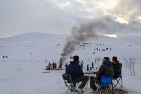 برف و شادمانی مردم بجنورد