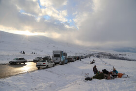 برف و شادمانی مردم بجنورد