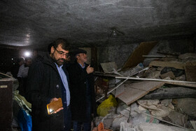 ولی الله مهبودی؛ معاون دادستان تهران در بازدید از سرای آزادی در بازار بزرگ