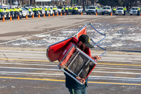 رزمایش طرح زمستانه پلیس - مشهد