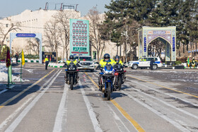 رزمایش طرح زمستانه پلیس - مشهد