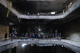 بازدید اصحاب رسانه از خط دو و سه قطار شهری تبریز