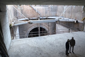 بازدید اصحاب رسانه از خط دو و سه قطار شهری تبریز